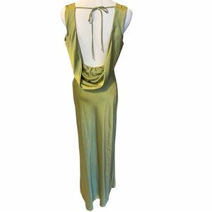 Abercrombie & Fitch Julia Slip Cowl-Back Maxi Dress